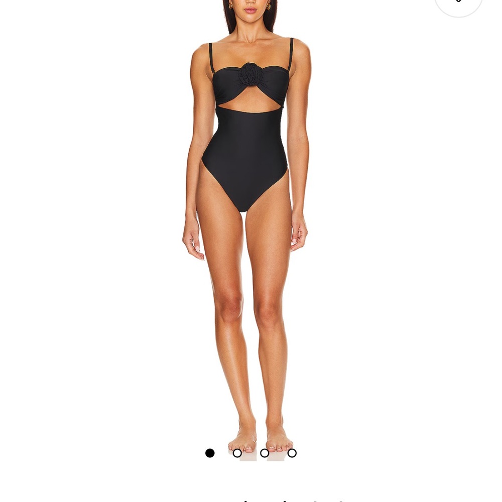Chic Black Cutout One-Piece Swimsuit